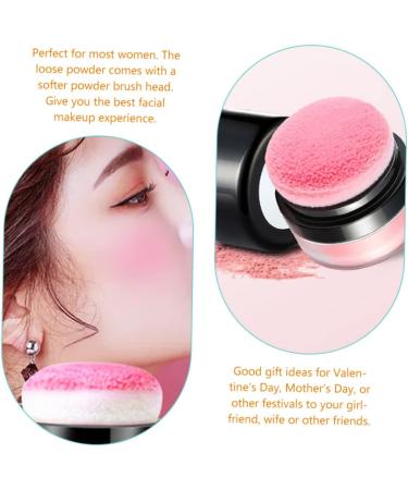 Didiseaon Oil Control Cushion Blush Foundation Loose Powder Blush for Black Women Natural Blush Loose Powder Blush with Puff Mineral Makeup Powder Blush for Cheeks Makeup Cushion - Buy Online on GoSupps.com
