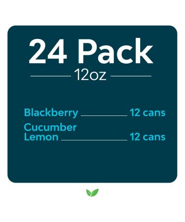 Zevia Sparkling Water Variety Pack - 24-Pack, 12oz Cans - Buy Online on GoSupps.com