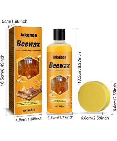 Bee's Wax Furniture Polish Agent - 100ml Natural Bee Wax Polish | Protective Wood Cleaner Spray Multifunctional Furniture Polish for Wood Multisurface Dtt - Buy Online on GoSupps.com