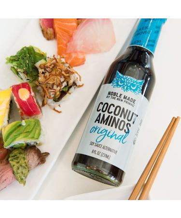 New Primal Coconut Aminos Original - 8 fl oz (237 ml) | Gluten-Free Soy Sauce Alternative - Buy Online on GoSupps.com