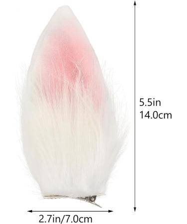 ibasenice 1 Pair of Rabbit Ear Hair Clip Bunny Bobby Pin 2025 New Year Hair Clips Fox Ear Hair Barrettes Rabbit Costume Hair Prop Hair Accessories for Women Girls - Buy Online on GoSupps.com