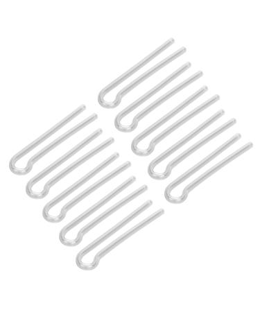Ear Mold Tube 10 Sound Aid Tubes for Sound Amplifier (R Tube Flat Mouth)