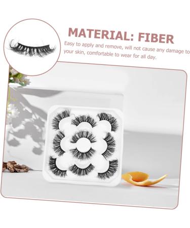 Healeved 5 Pairs Eyelashes Fake Lash Women Fake Eyelash Natural Lashes Cosmetic Lashes for Women False Lash Fluffy Lash Extension Cosmetic Fake Lashes Long Fake Lash - Buy Online on GoSupps.com