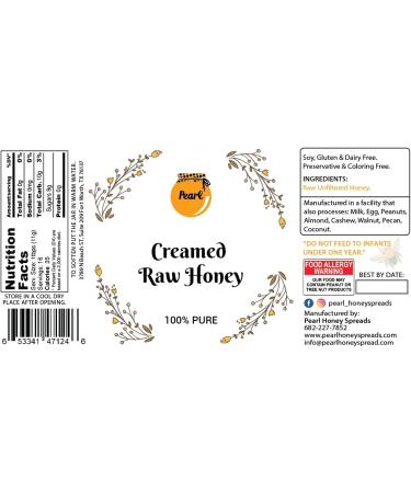 Pearl Honey Spreads Creamed Raw Honey Variety Flavored Gift Set| Raw and Unfiltered Pure Honey| Organic Matcha | Organic Cacao| Organic Cayenne| Organic Cinnamon| Organic Cacao|1.5 Ounces Per Jar - Buy Online on GoSupps.com