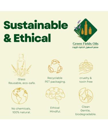 Green Fields Basil & Sesame Oil Blend - Ready-to-Use Cold Pressed & Distilled - Buy Online on GoSupps.com