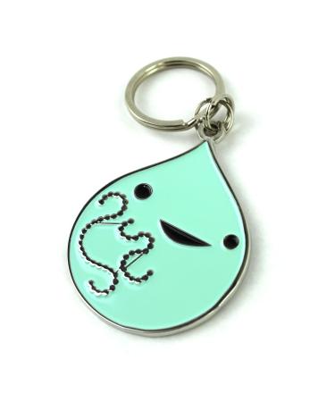 I Heart Guts Insulin Cartoon T1D Cute Enamel Keychain - Diabetic Awareness T2D Gestational Diabetes Funny Gift Endocrinology Keychains