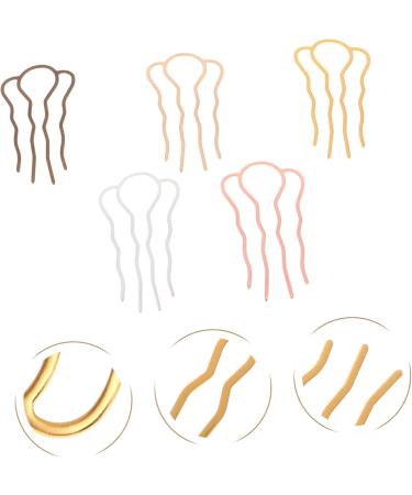 FRCOLOR 10 Pieces Hair Pin Teeth Hair Stick Women Hair Bun Fork Hair Bun Stick French Wedding Hair Clips Hair Bun Clip Hair Fork Updo Hair High Pure Copper Miss - Buy Online on GoSupps.com