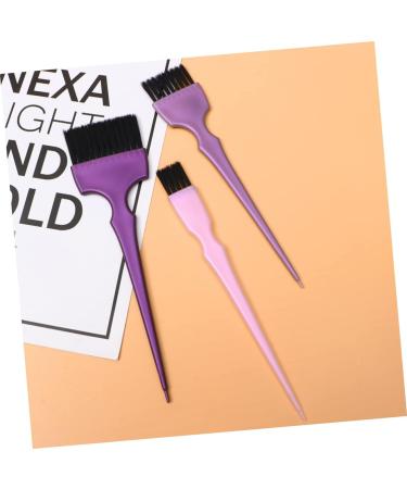 Angoily 1 Set Hair Dye Hair Tint Dye Tool Hair Coloring Hair Teasing Comb Purple Outfit Purple Suits Tools Dyeing Applicator Salon Accessories Barber Tool Medium Applicator Brush - Buy Online on GoSupps.com