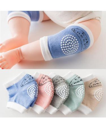5 Pcs Baby Knee Pads - Anti-Slip Crawling Safety Protectors for Babies 0-36 Months - Buy Online on GoSupps.com