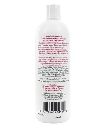 Unscented Conditioner - 16 fl oz | Gentle Hair Care for All Hair Types - International Shipping Available - Buy Online on GoSupps.com