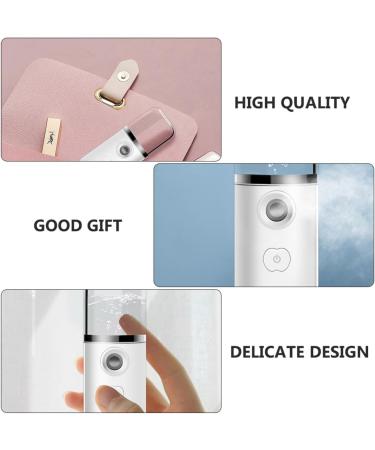 DRESSOOS Hydrating Instrument Eyelash Extensions Mist Sprayer for Skin Care Makeup Face Steamer Abs White - Buy Online on GoSupps.com