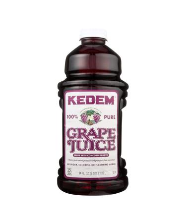 Kedem Concord Grape Juice, 64 FO (8 Bottles)