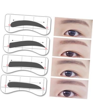 FOMIYES 96 Pairs 8 Eyeshadow Molds Eyebrow Makeup Tools Eyebrow Card Suite Eyebrow Marks Eyebrow Trimming - Buy Online on GoSupps.com
