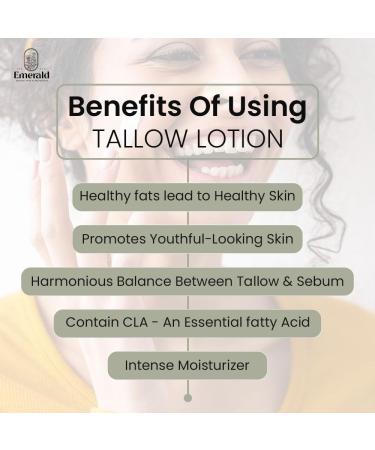 Vanilla Smoke Tallow Lotion - Grass Fed Beef Tallow for All Skin Types | 8 Fl Oz - Nourish & Moisturize Your Skin - Buy Online on GoSupps.com