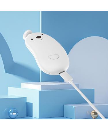 OWill Baby Nail File Baby Nail Clippers Baby Nail File Electric with 6 Grinding Heads and LED Light for Baby and All Ages(White) - Buy Online on GoSupps.com