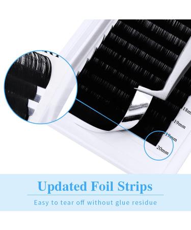 GEMERRY Individual Lash Extensions 15-20mm Mixed Long Lashes 0.05 D Curl - Classic Matte Black Single Eyelashes - Buy Online on GoSupps.com