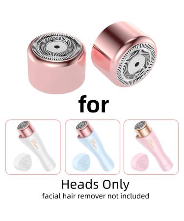 Buy 2 Replacement Heads for LEUXE Painless Hair Remover - Gold | Smooth & Hair-Free Skin - Buy Online on GoSupps.com
