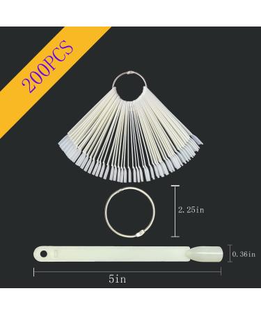 200PCS Nail Practice Hands Sticks - Nail Swatch Sticks for Salon & Home DIY Display - Buy Online on GoSupps.com
