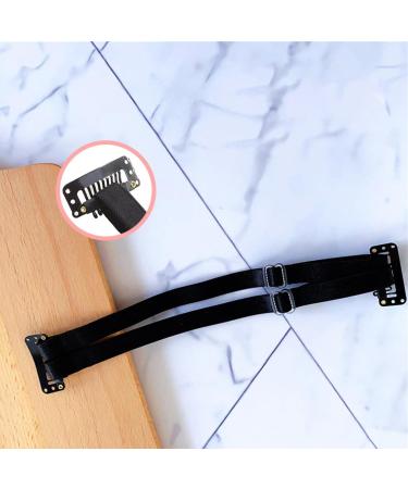 Miaija 2 Pieces Face Lift Tape Black Facelift Bands with Clips Reusable Hairpin Facial Lifting Bands for Women Girls Face Shaping - Buy Online on GoSupps.com