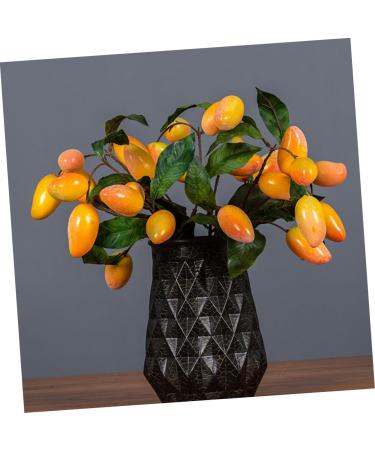 DECHOUS 1pc Home Decor Artificial Tree Branches Home Accents Decor Faux Flower Arrangements Artificial Fruits House Decorations for Home Artificial Fruit Props Chinese Style Pretend Orange 52X18CM - Buy Online on GoSupps.com