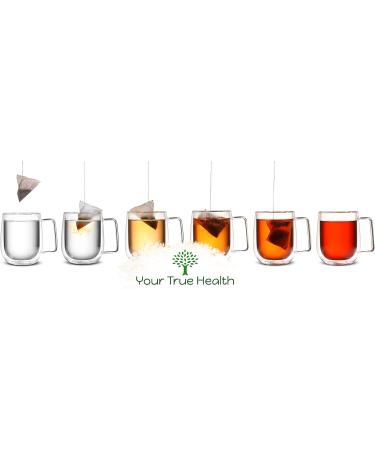 Chamomile and Lavender Tea - ORGANIC (European) Temple Tea Bags - 100% Natural Whole Flowers - Caffeine Free /// Antioxidant and de-stress - Buy Online on GoSupps.com