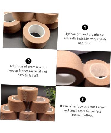 Housoutil 2pcs Double Eyelid Sticker Patch Bandages Eyelid Tape for Droopy Eyes Eyelid Sticker Tape Cosmetic 100x2.5cm Color - Buy Online on GoSupps.com