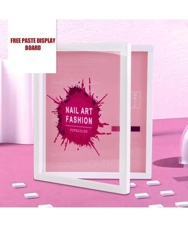 39 Color Nail Color Card & Pattern Display Book | Professional Magnetic Closure Nail Color Ads & Diagram - Buy Online on GoSupps.com