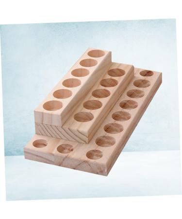  FRCOLOR FRCOLOR Nail Polish Organizer Makeup Tray Nail Polish Holder Organizer Case Solid Wood Shelf Essential Oil Box Bamboo Essential Oil - Buy Online on GoSupps.com