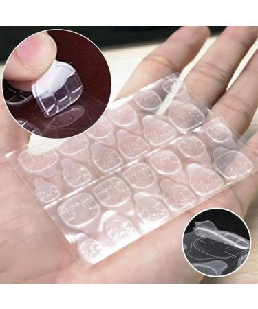 TYCIONG 50 Sheets Nail Glue Sheets Thin Durable Double Sided Waterproof Transparent Breathable Nail Glue for Nails - Buy Online on GoSupps.com