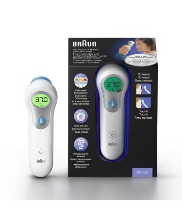 Braun Sensian 5 Non-contact forehead thermometer | At-Home Use | Colour-Coded Digital Display | Baby and Child Friendly | 2-Sec Results | No.1 Brand Among Doctors1 | BNT300 - Buy Online on GoSupps.com