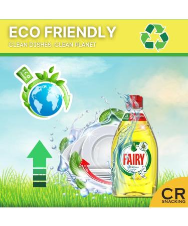 FAIRY LEMON WASHING UP LIQUID (10 x 320ml) - Fairy Dishwash Liquid Washing Up Liquid | Washing Liquid Fairy | Fairy Lemon Washing Up Liquid Yellow | Fairy Liquid Cleaner - Buy Online on GoSupps.com