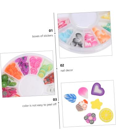 DOITOOL 56 Boxes Soft Pottery Fruit Polymer Clay Spacer Beads Nail Art Patch Bulk Ornaments Fruit Embellishments Nail Art Slices Bulk Resin Flat Back Button Diy Decor Accessories 3d Filler - Buy Online on GoSupps.com