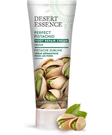 Desert Essence Organics Foot Repair Cream - Perfect Pistachio 3.5 fl oz | Intense Moisturizing & Healing - Buy Online on GoSupps.com