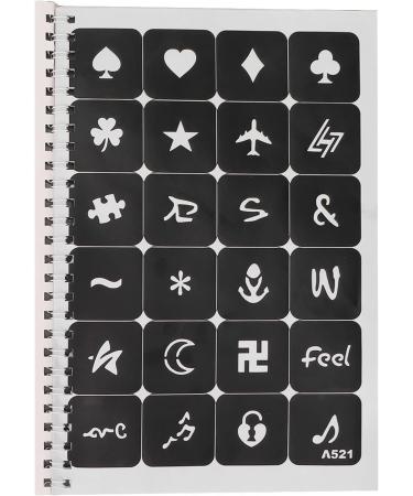 Shop Reusable Stencils - 99 Waterproof Body Art Patterns for Women & Kids | Perfect for Parties - Buy Online on GoSupps.com