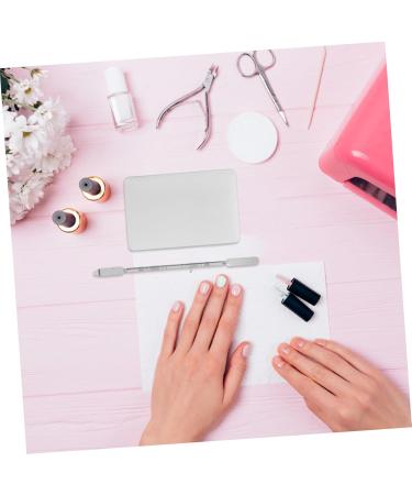 Palette de Maquillage en Acier Inoxydable Grosse Taille avec Anneau Portable pour Nail Art Fond de Teint Professionnels et Passionn s Usage Quotidien et Voyages - Buy Online on GoSupps.com