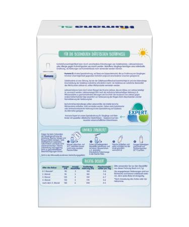 Humana SL Expert - Special Formula for Cow s Milk Intolerance & Allergies | Lactose & Galactosemia | 600g - Infant & Toddler Nutrition - Buy Online on GoSupps.com