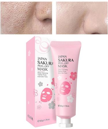  G n rique 50G Peel-Off Mask - Deep Cleansing and Oil Control | Hydrating Facial Mask with Cherry Blossom Extract | Pore Cleansing Impurity Removal and Quick Treatment - Buy Online on GoSupps.com