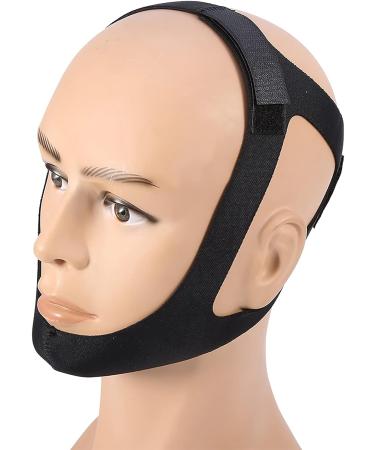 TOUISEDGI Chin Strap: Anti Snore Belt for Men and Women - Stop Snoring with Apnea Jaw Support Solution (Black) - Buy Online on GoSupps.com