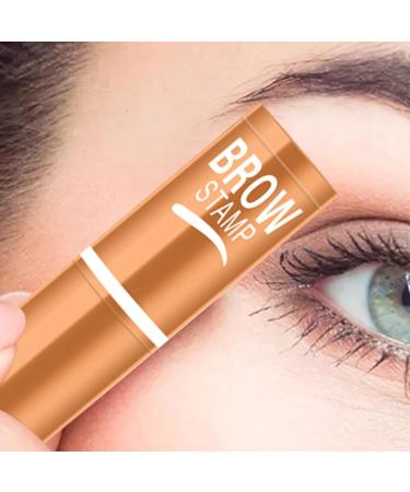 Eyebrow Stamp 3g Waterproof Hairline Powder Eyebrow Powder Stamp with Brush for Beginners People Women Mom Girlfriend Date Party Event Travel - Buy Online on GoSupps.com