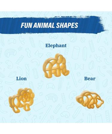 Chuster Animal Shaped Pasta Noodles - Kids Fun Zoo Animals Enriched Shapes - 3-Pack (12oz) Bulk - Vegan, Non-GMO, Kosher Pareve - Cooks in 10 Minutes - Buy Online on GoSupps.com