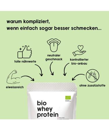 Organic Premium Whey Protein - 100% Natural Protein Powder Superfood Pasture-Fed Unsweetened - 900g for Optimal Health - Buy Online on GoSupps.com