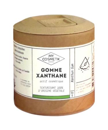 Xanthan Gum - 100% natural and organic origin - MY COSMETIK - 50 g - in vegetable pot