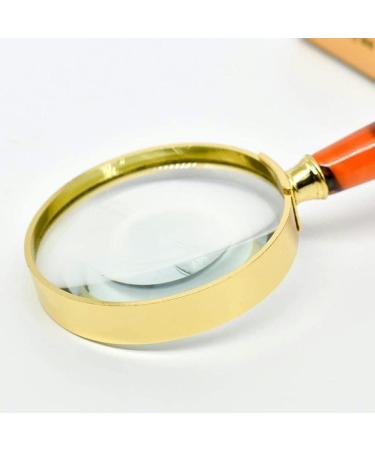 Portable Magnifier Metal Hand-Held Imitation e Handle High-End Gift Parents Elderly Students Reading Full of Stars - Buy Online on GoSupps.com