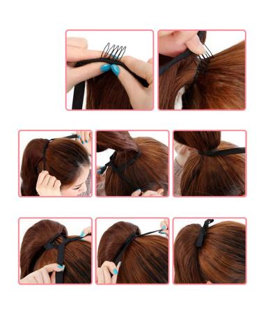 18-38 Inch Straight Drawstring Ponytail | Synthetic Hair Extension Clip-In | 22-Inch Wig Piece B106 - Buy Online on GoSupps.com