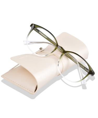 OPTOFENDY Blue Light Glasses for Women TR90 Blue Light Blocking Glasses Relieve Eyestrain & Anti UV400 Rays