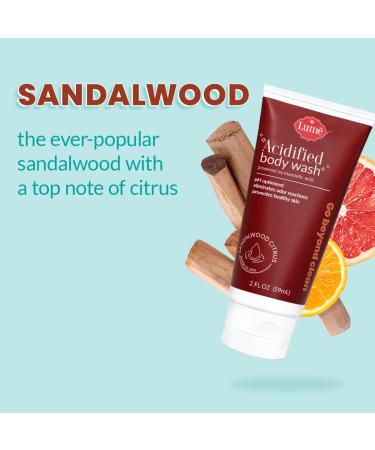 Shop Lume Acidified Body Wash Mini Sampler 4-Pack - pH Optimized, Odor Eliminating, Skin Softening - 2oz Each - Buy Online on GoSupps.com