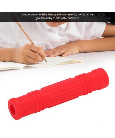 Silicone Pencil Topper & Chewing Cuffs for Toddlers | Sensory Toys for Autism & ADHD | Bite Ring Set - Buy Online on GoSupps.com