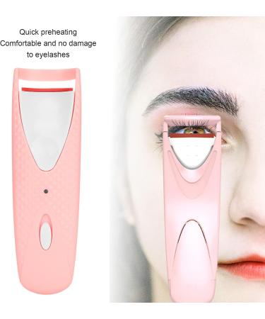 Heated Eyelash Curler - Portable Quick Preheating High Safety Battery Powered Ergonomic Design for Perfect Lashes - Buy Online on GoSupps.com