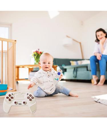 2-Pack Silicone Baby Biting Toys | Silicone Bite Rings & Game Controller Dental Aids (3-12 Months) - Safe & Durable - Buy Online on GoSupps.com