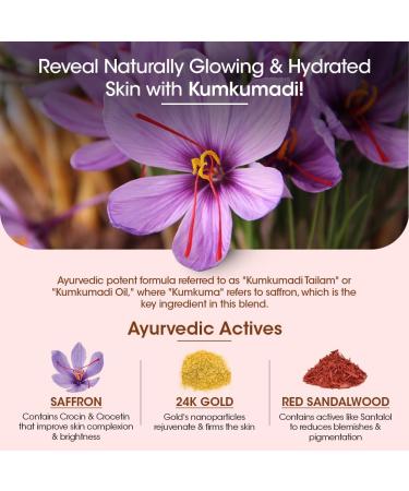 Ayurveda Co. Kumkumadi Face Wash 7% - Glowing Skin Cleanser with Saffron | 100ml for All Skin Types - Buy Online on GoSupps.com